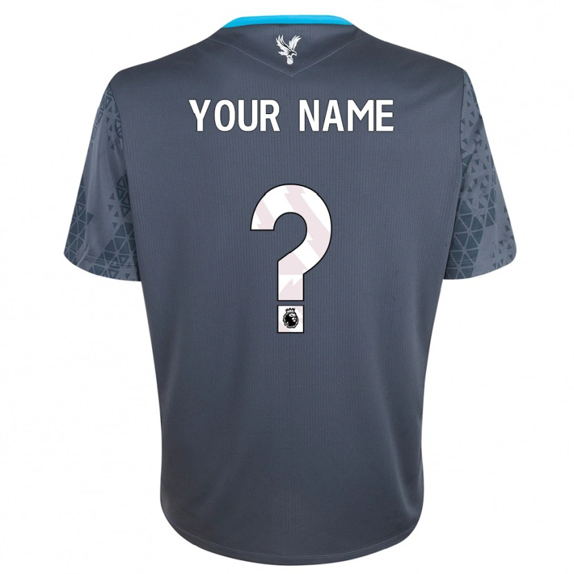 Danxen Kvinder Crystal Palace FC Mørkegrå Hvid Målmandstrøje 2025/26 Trøje T-shirt