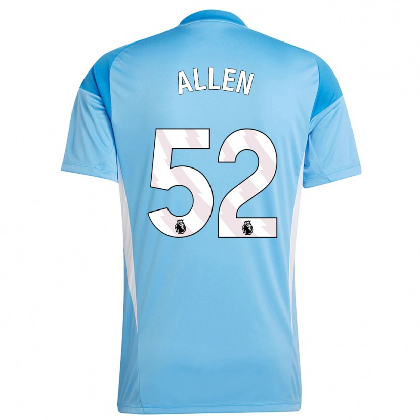 Danxen Kvinder Michael Allen #52 Blå Hvid Målmandstrøje 2025/26 Trøje T-shirt