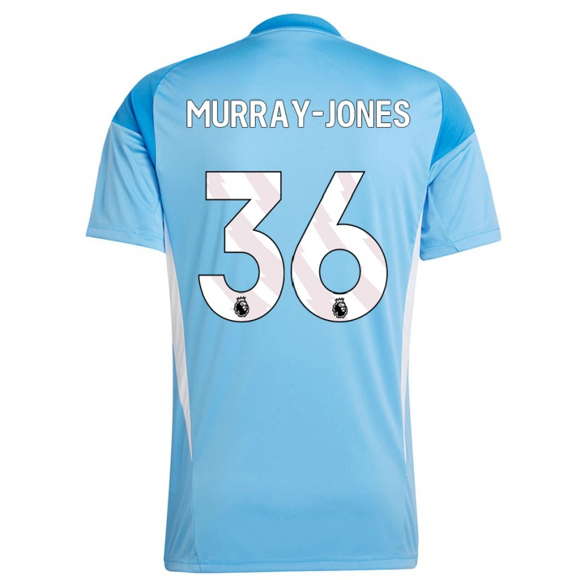 Danxen Kvinder George Murray-Jones #36 Blå Hvid Målmandstrøje 2025/26 Trøje T-shirt