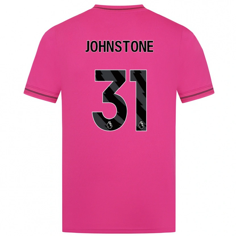 Danxen Kvinder Sam Johnstone #31 Magenta Sort Målmandstrøje 2025/26 Trøje T-shirt