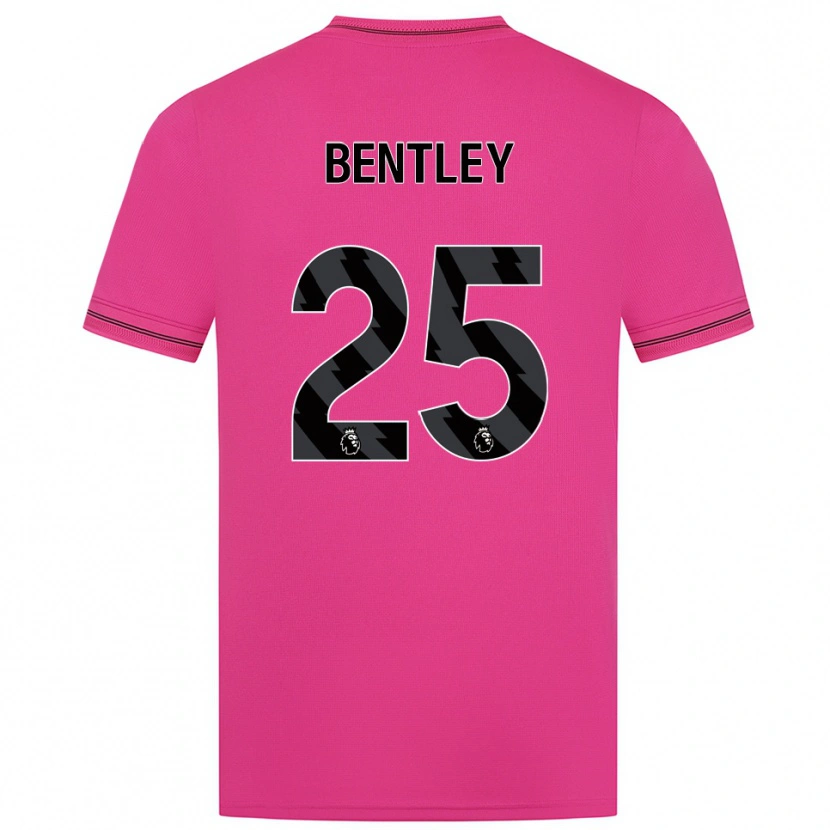 Danxen Kvinder Daniel Bentley #25 Magenta Sort Målmandstrøje 2025/26 Trøje T-shirt
