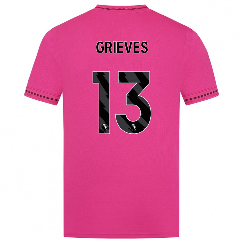 Danxen Kvinder Xander Grieves #13 Magenta Sort Målmandstrøje 2025/26 Trøje T-shirt
