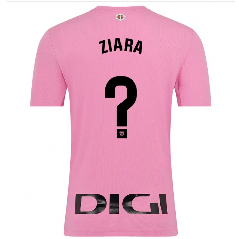 Danxen Kvinder Ziara Vega Uribarri #0 Pink Sort Målmandstrøje 2025/26 Trøje T-shirt
