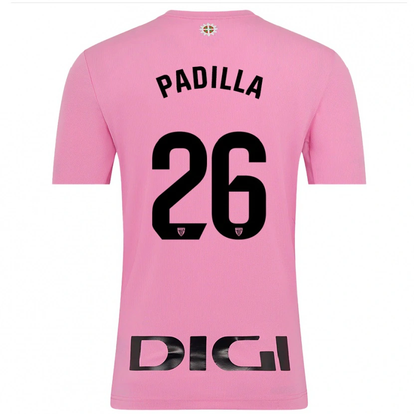 Danxen Kvinder Álex Padilla #26 Pink Sort Målmandstrøje 2025/26 Trøje T-shirt