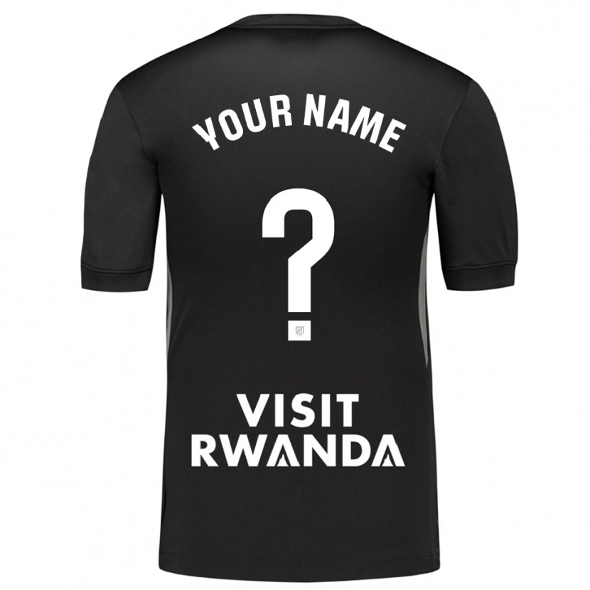 Danxen Kvinder Atletico Madrid Sort Hvid Målmandstrøje 2025/26 Trøje T-shirt