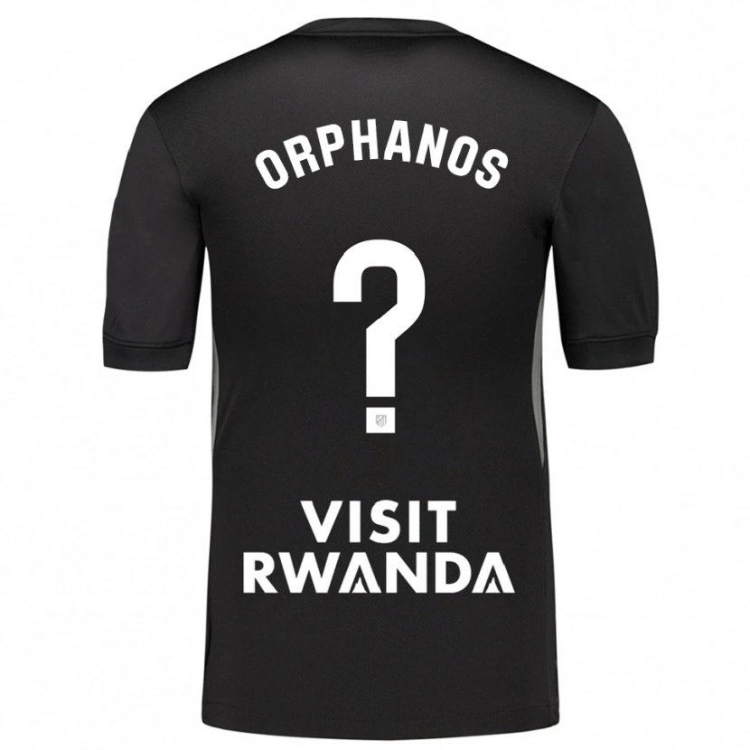 Danxen Kvinder Stamatis Orphanos #0 Sort Hvid Målmandstrøje 2025/26 Trøje T-shirt