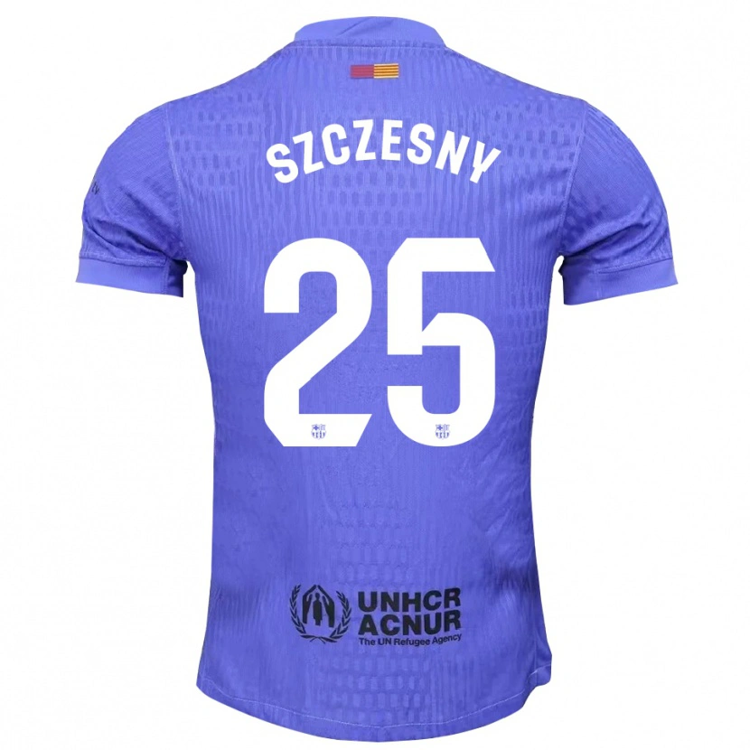Danxen Kvinder Wojciech Szczesny #25 Blå Sort Målmandstrøje 2025/26 Trøje T-shirt