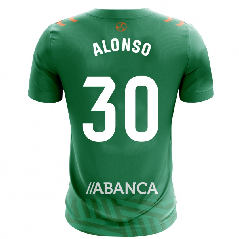 Danxen Kvinder Adriana Alonso #30 Grøn Hvid Målmandstrøje 2025/26 Trøje T-shirt