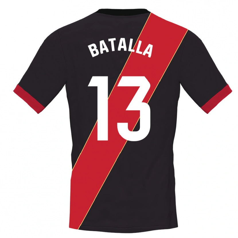 Danxen Kvinder Augusto Batalla #13 Sort Rød Målmandstrøje 2025/26 Trøje T-shirt