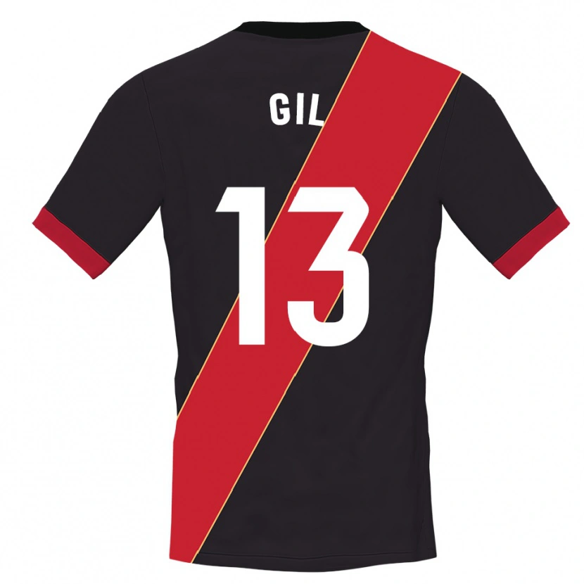 Danxen Kvinder Juanpe Gil #13 Sort Rød Målmandstrøje 2025/26 Trøje T-shirt