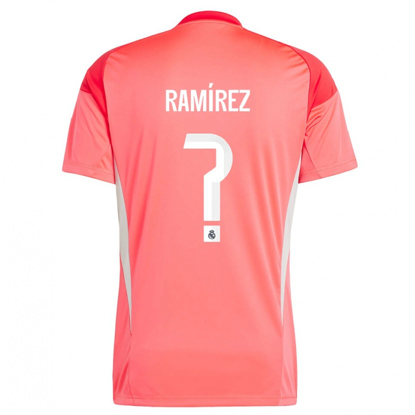 Danxen Kvinder Izan Ramírez #0 Orange Rød Hvid Målmandstrøje 2025/26 Trøje T-shirt