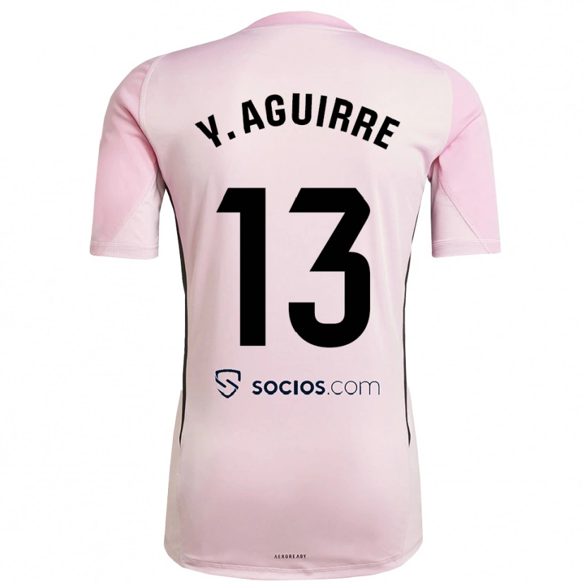Danxen Kvinder Yolanda Aguirre Gutiérrez #13 Pink Sort Målmandstrøje 2025/26 Trøje T-shirt