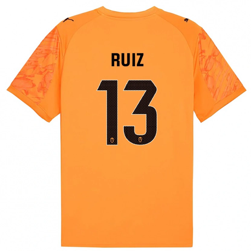 Danxen Kvinder Nil Ruiz #13 Orange Sort Målmandstrøje 2025/26 Trøje T-shirt