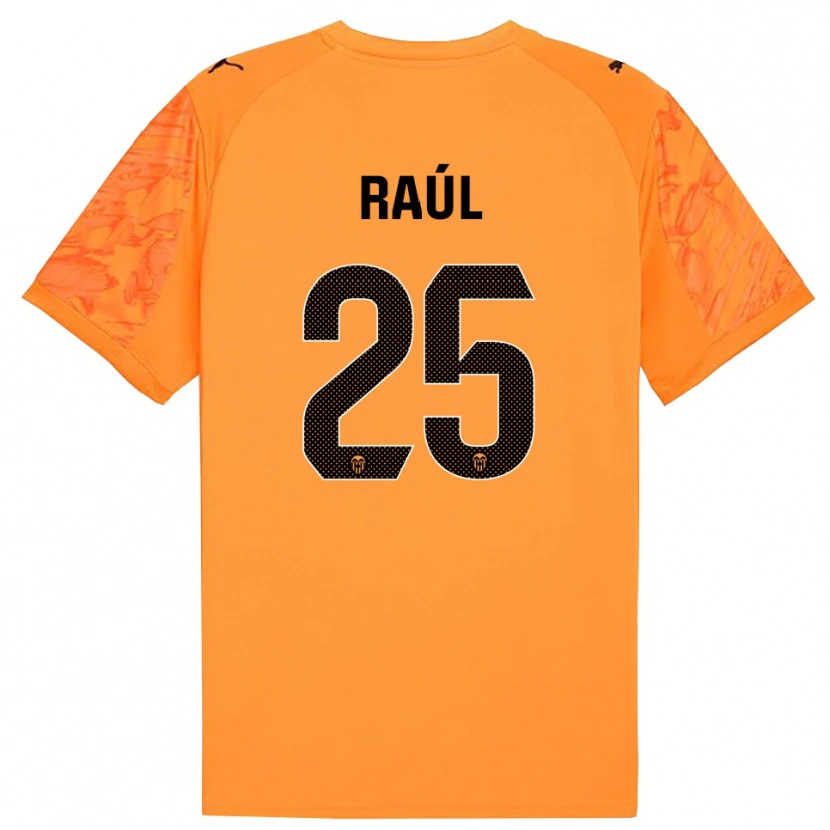 Danxen Kvinder Raúl Jiménez #25 Orange Sort Målmandstrøje 2025/26 Trøje T-shirt