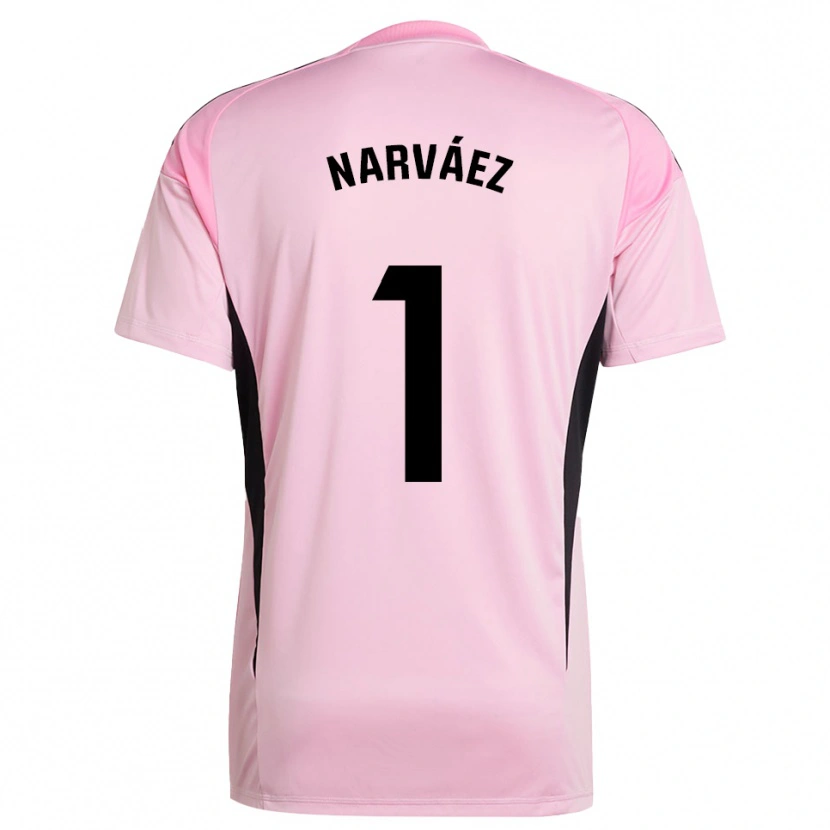Danxen Kvinder Miguel Narváez #1 Pink Sort Målmandstrøje 2025/26 Trøje T-shirt