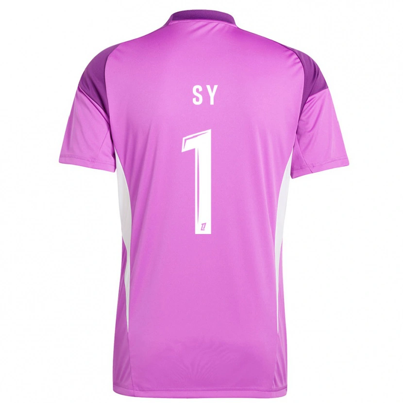 Danxen Kvinder Seydou Sy #1 Lilla Hvid Målmandstrøje 2025/26 Trøje T-shirt
