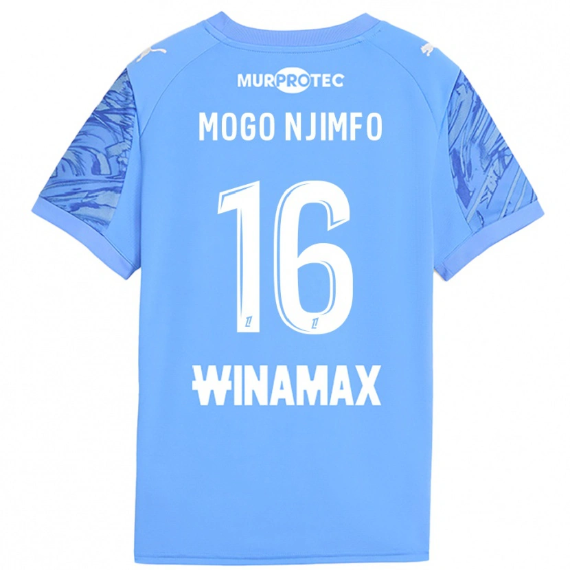 Danxen Kvinder Arthur Mogo Njimfo #16 Lyseblå Hvid Målmandstrøje 2025/26 Trøje T-shirt