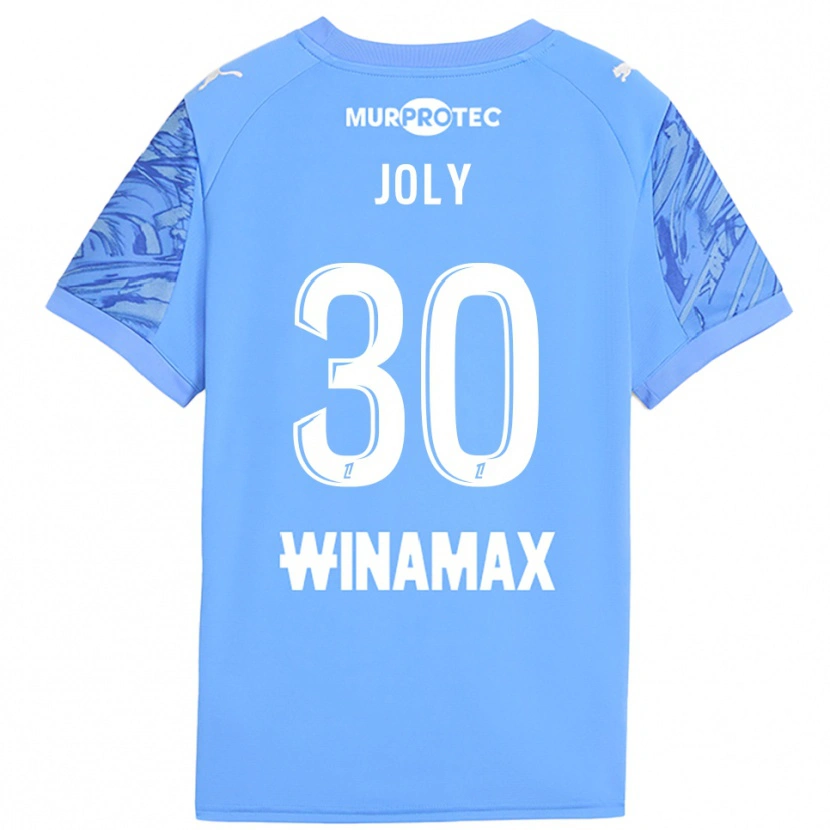Danxen Kvinder Blandine Joly #30 Lyseblå Hvid Målmandstrøje 2025/26 Trøje T-shirt