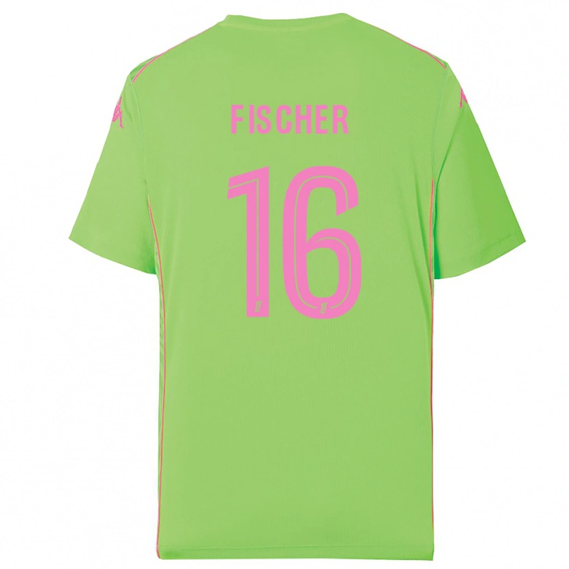 Danxen Kvinder Jonathan Fischer #16 Bleg Grøn Målmandstrøje 2025/26 Trøje T-shirt