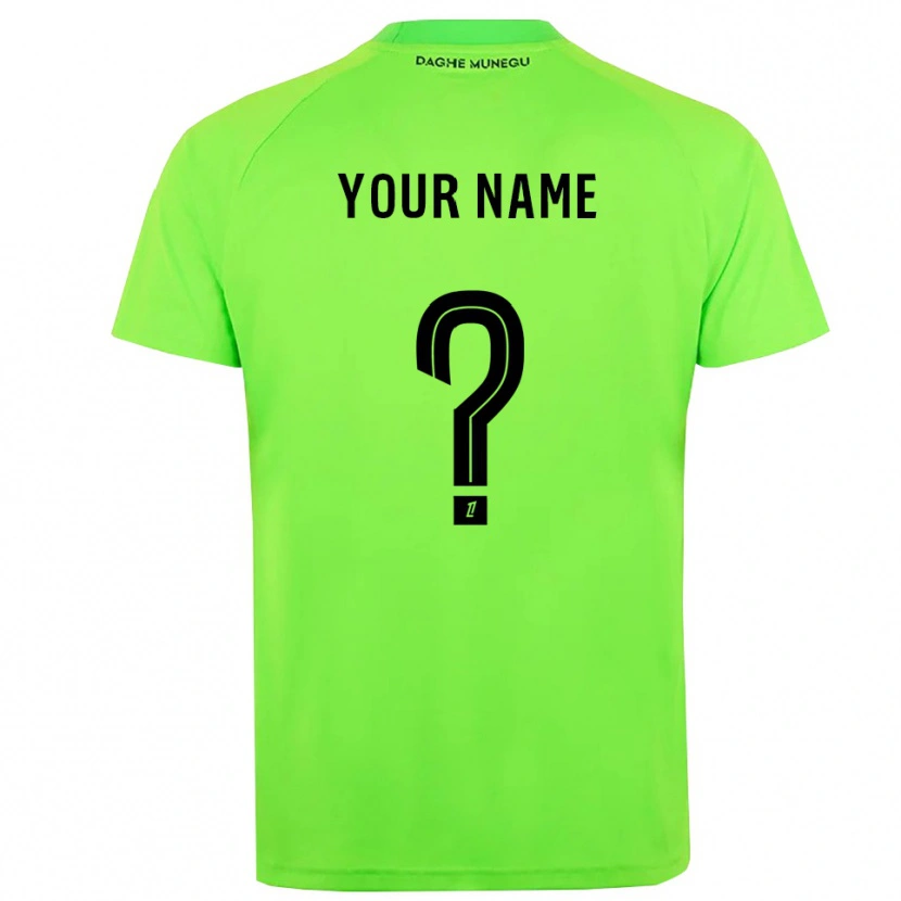 Danxen Kvinder AS Monaco Grøn Sort Målmandstrøje 2025/26 Trøje T-shirt