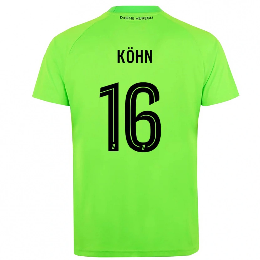 Danxen Kvinder Philipp Köhn #16 Grøn Sort Målmandstrøje 2025/26 Trøje T-shirt