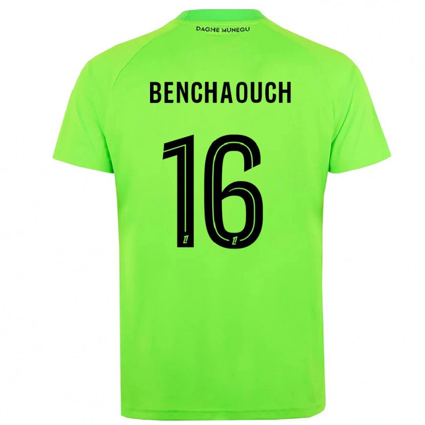 Danxen Kvinder Yanis Benchaouch #16 Grøn Sort Målmandstrøje 2025/26 Trøje T-shirt
