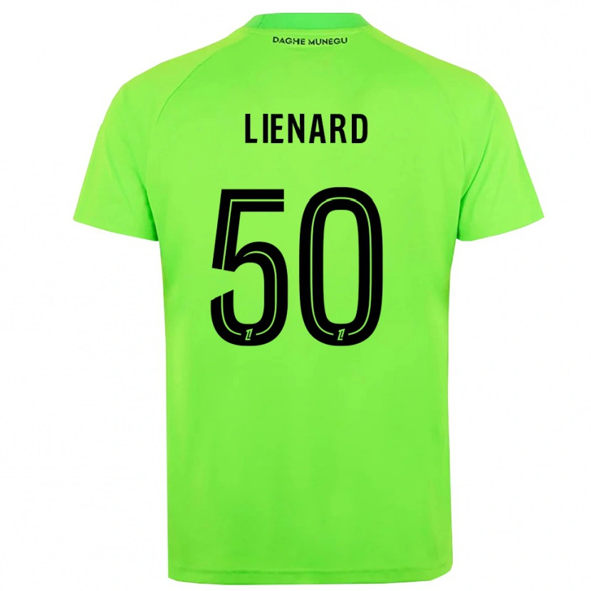 Danxen Kvinder Yann Lienard #50 Grøn Sort Målmandstrøje 2025/26 Trøje T-shirt