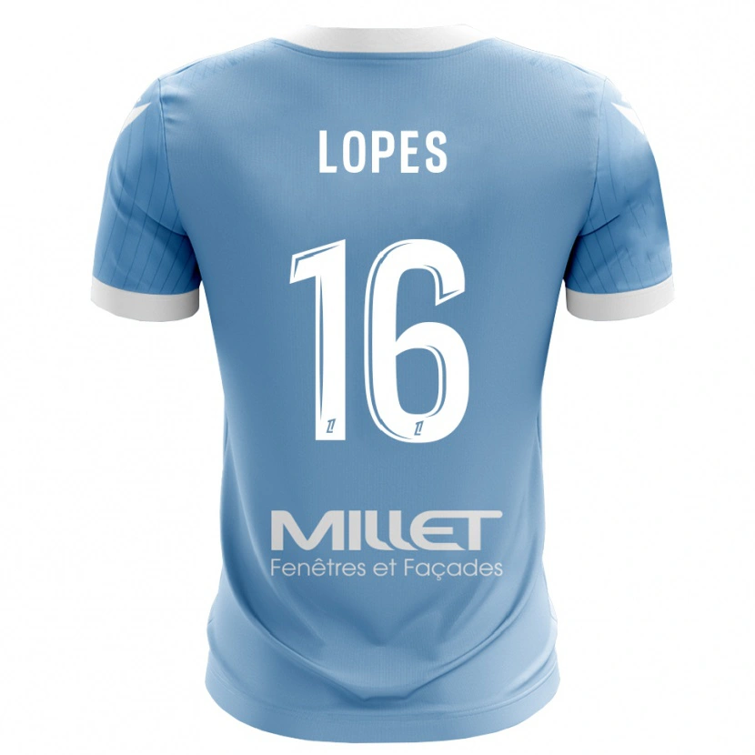 Danxen Kvinder Anthony Lopes #16 Lyseblå Målmandstrøje 2025/26 Trøje T-shirt