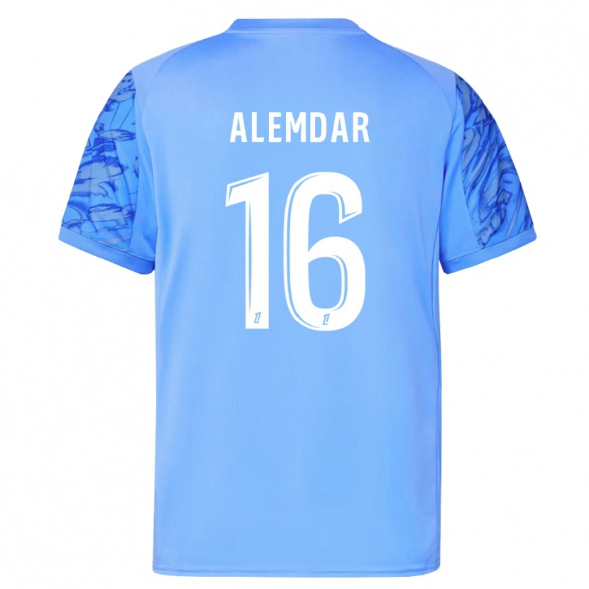 Danxen Kvinder Doğan Alemdar #16 Blå Hvid Målmandstrøje 2025/26 Trøje T-shirt