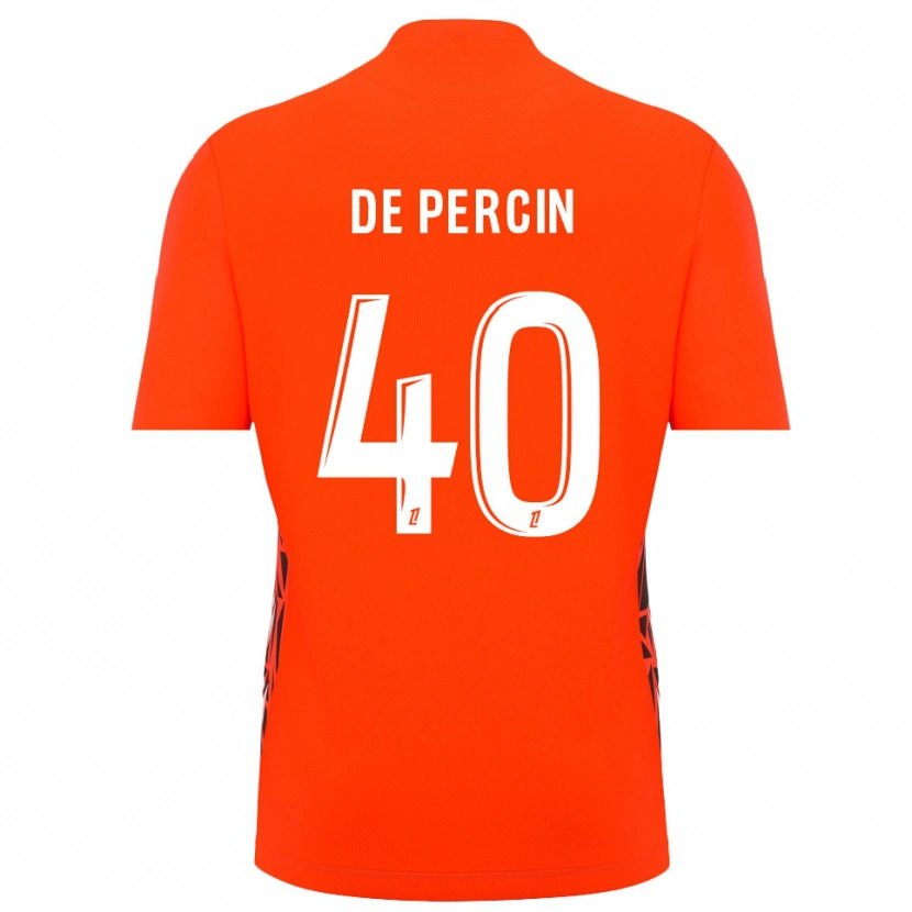 Danxen Kvinder Théo De Percin #40 Orange-Hvid Målmandstrøje 2025/26 Trøje T-shirt
