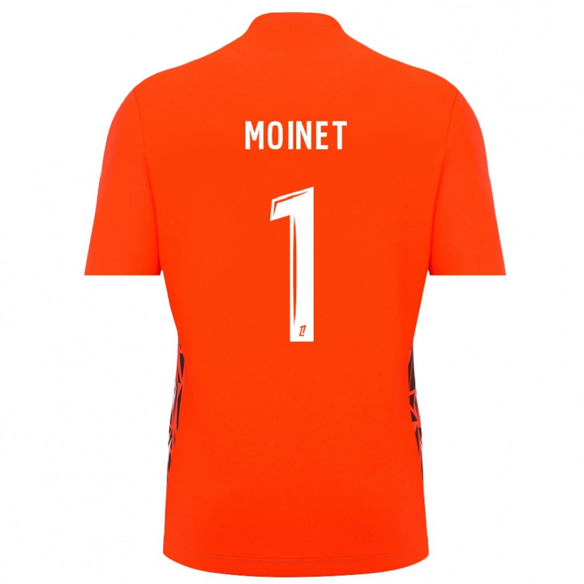 Danxen Kvinder Victor Moinet #1 Orange-Hvid Målmandstrøje 2025/26 Trøje T-shirt