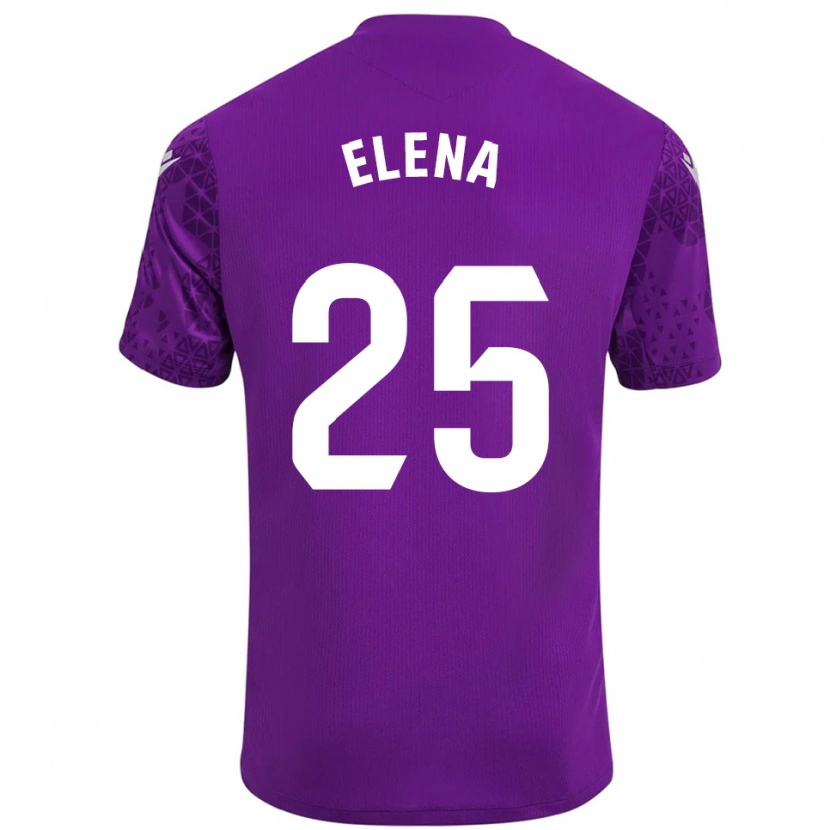 Danxen Kvinder Elena Gómez Labrador #25 Mørk Lilla Hvid Målmandstrøje 2025/26 Trøje T-shirt