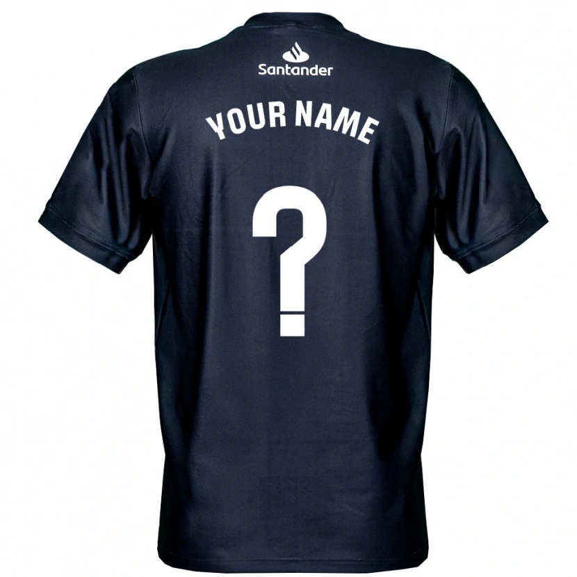 Danxen Kvinder Racing de Santander Midnatsblå Hvid Målmandstrøje 2025/26 Trøje T-shirt