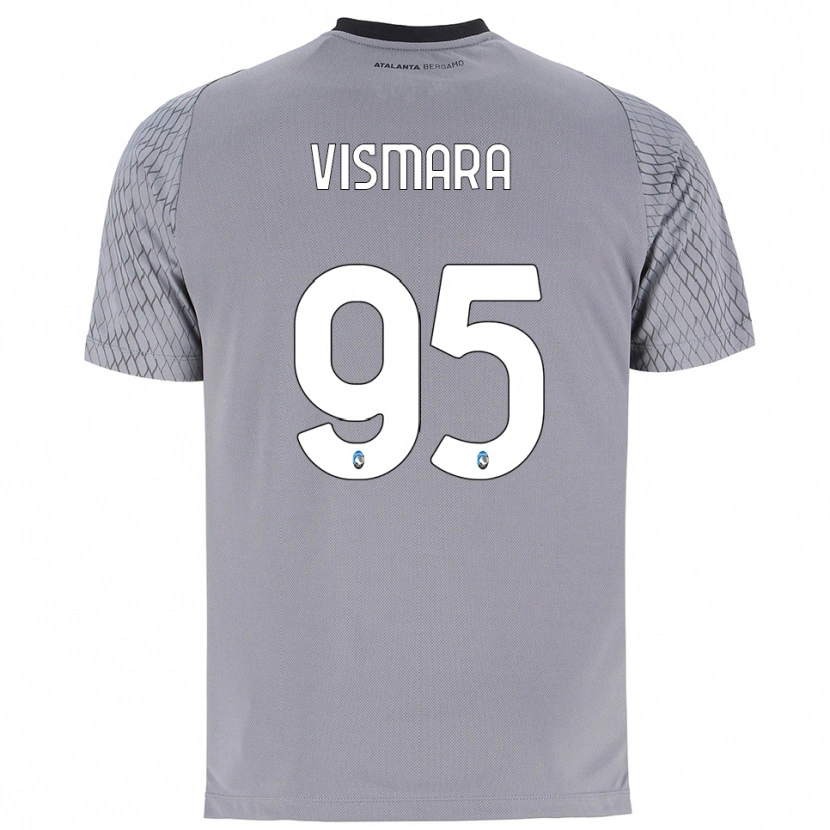 Danxen Kvinder Paolo Vismara #95 Grå Blå Rød Målmandstrøje 2025/26 Trøje T-shirt