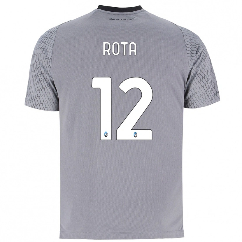 Danxen Kvinder Nicolò Rota #12 Grå Blå Rød Målmandstrøje 2025/26 Trøje T-shirt
