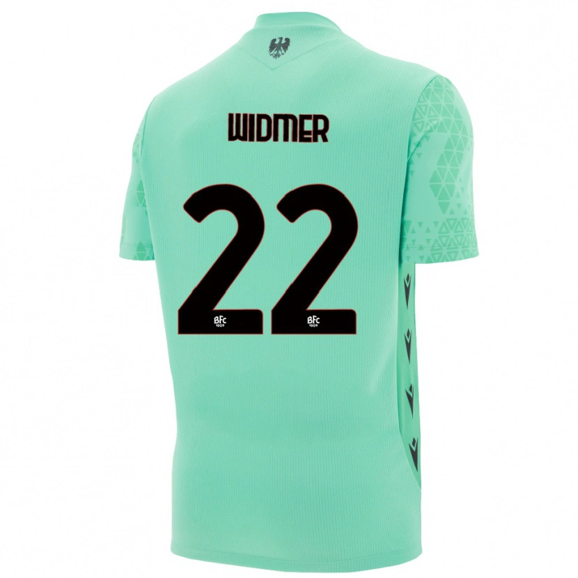 Danxen Kvinder Renato Widmer D'Autilia #22 Mint Blå Sort Målmandstrøje 2025/26 Trøje T-shirt