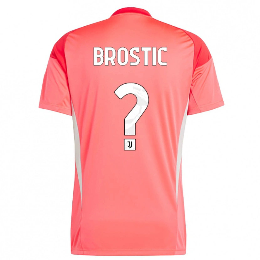 Danxen Kvinder Gabriel Brostic #0 Rød Orange Målmandstrøje 2025/26 Trøje T-shirt