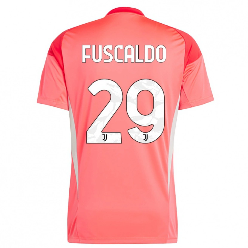 Danxen Kvinder Matteo Fuscaldo #29 Rød Orange Målmandstrøje 2025/26 Trøje T-shirt