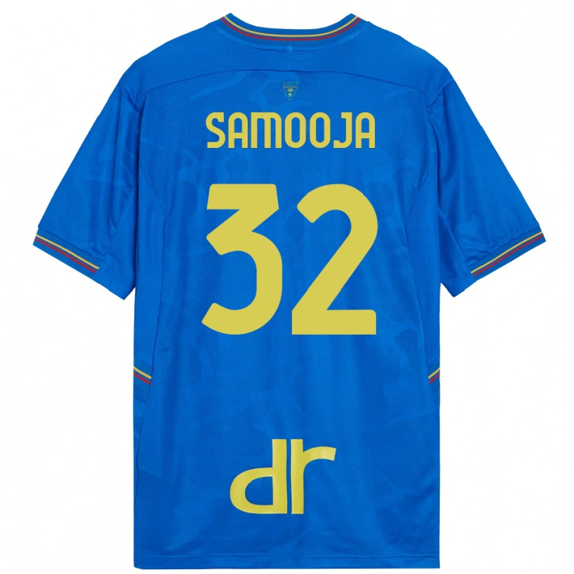 Danxen Kvinder Jasper Samooja #32 Kongeb Blå Brun Målmandstrøje 2025/26 Trøje T-shirt