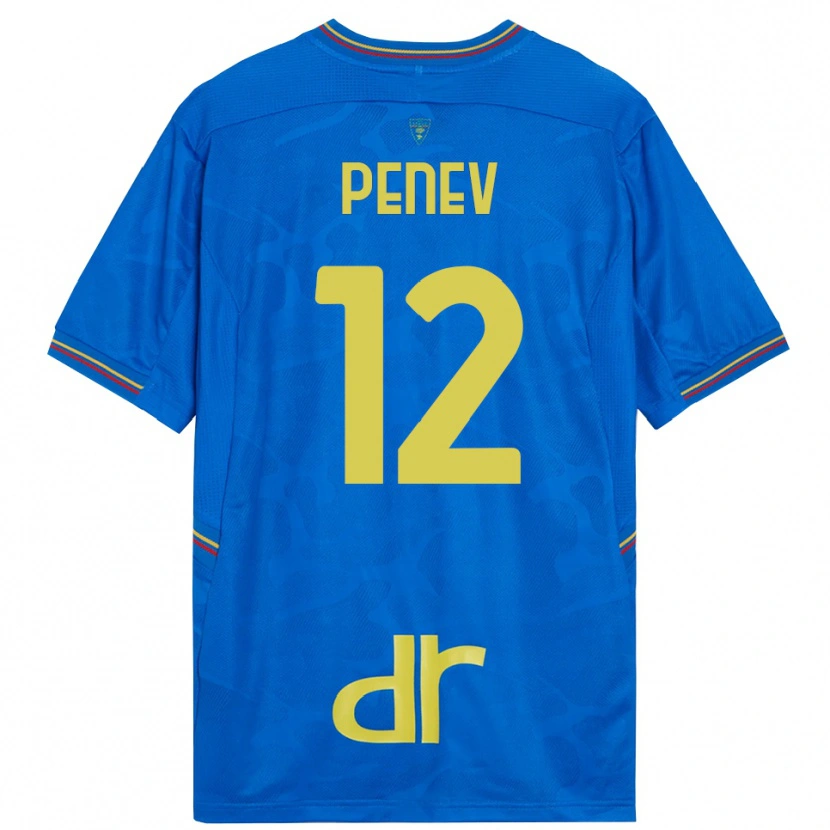 Danxen Kvinder Plamen Penev #12 Kongeb Blå Brun Målmandstrøje 2025/26 Trøje T-shirt
