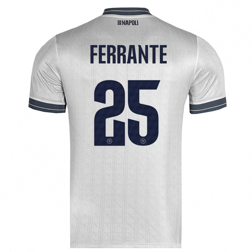 Danxen Kvinder Mathias Ferrante #25 Lysegrå Målmandstrøje 2025/26 Trøje T-shirt