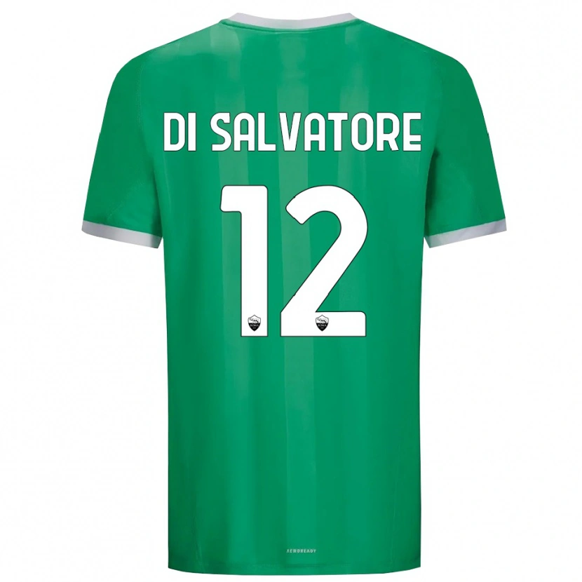 Danxen Kvinder Diego Di Salvatore #12 Grøn Hvid Målmandstrøje 2025/26 Trøje T-shirt