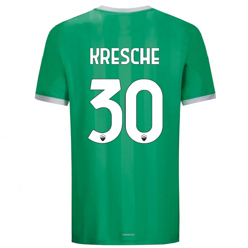 Danxen Kvinder Isabella Kresche #30 Grøn Hvid Målmandstrøje 2025/26 Trøje T-shirt