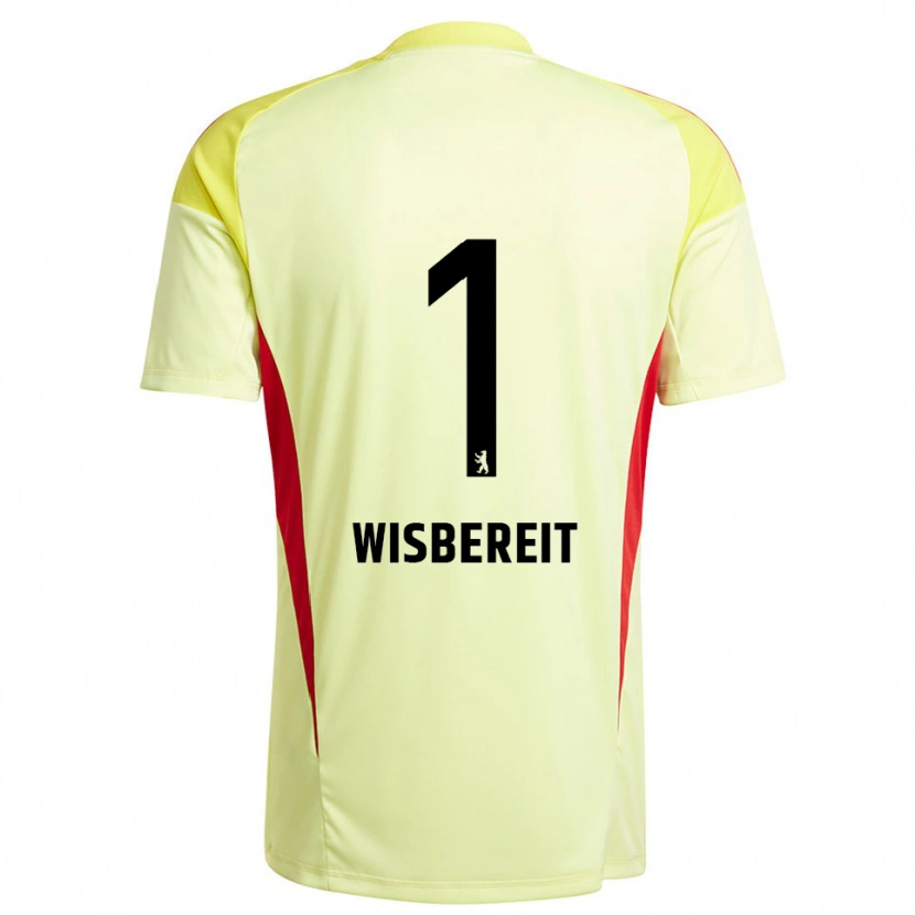 Danxen Kvinder Tom Wisbereit #1 Lysegul Sort Målmandstrøje 2025/26 Trøje T-shirt