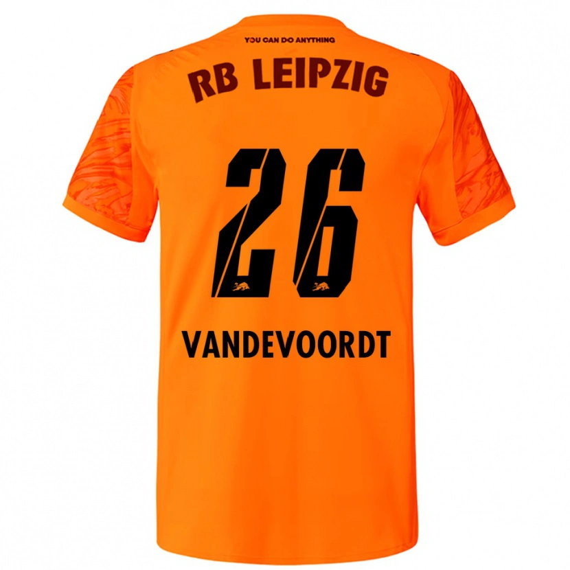 Danxen Kvinder Maarten Vandevoordt #26 Orange Rød Målmandstrøje 2025/26 Trøje T-shirt