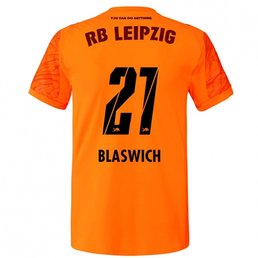 Danxen Kvinder Janis Blaswich #21 Orange Rød Målmandstrøje 2025/26 Trøje T-shirt