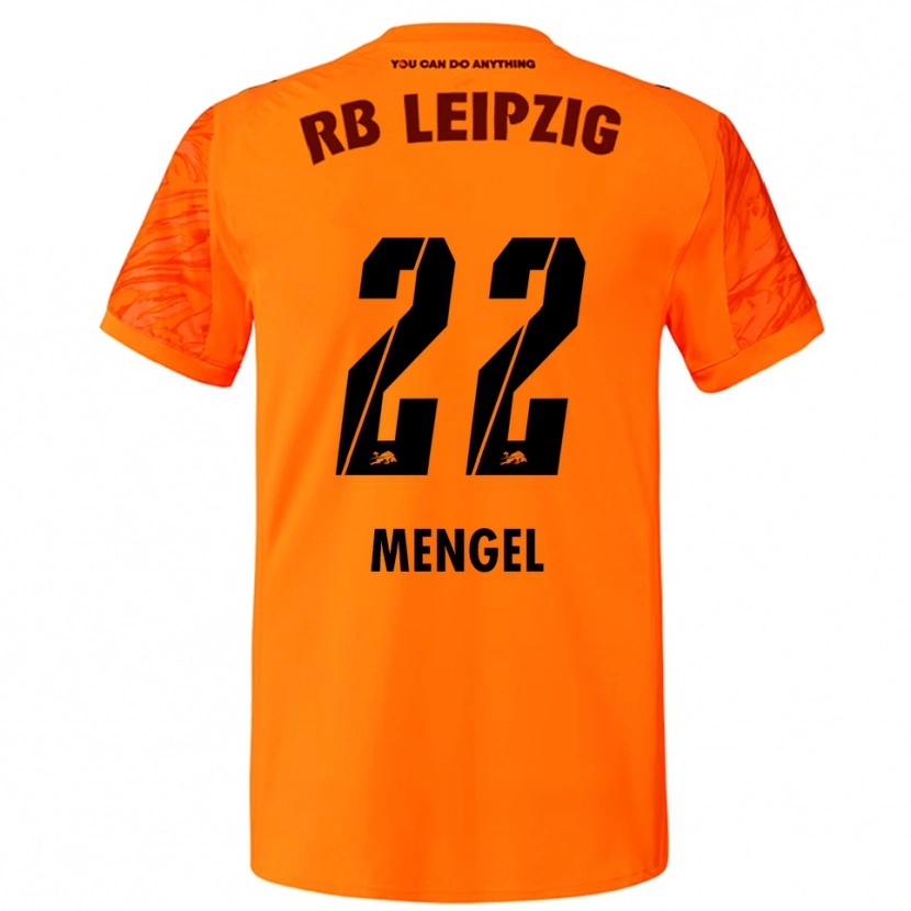 Danxen Kvinder Luca Mengel #22 Orange Rød Målmandstrøje 2025/26 Trøje T-shirt