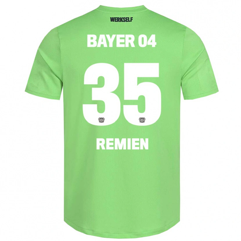 Danxen Kvinder Louisa Remien #35 Lys Grøn Hvid Målmandstrøje 2025/26 Trøje T-shirt