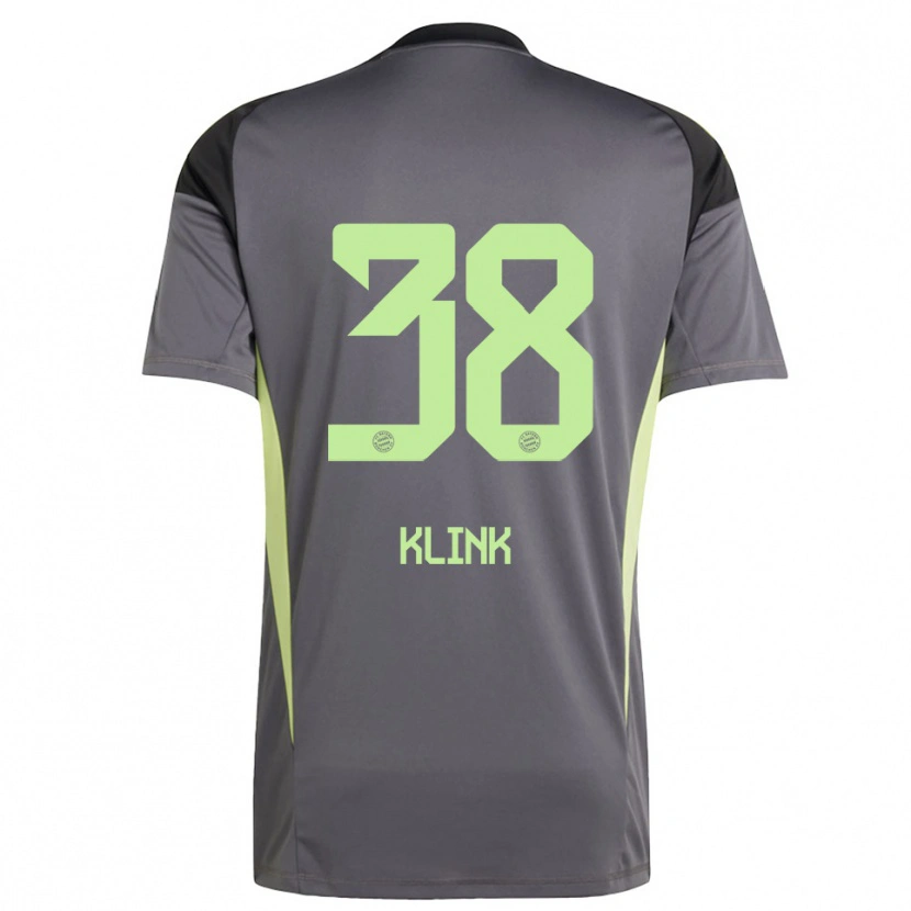 Danxen Kvinder Anna Klink #38 Sort Grøn Gul Målmandstrøje 2025/26 Trøje T-shirt