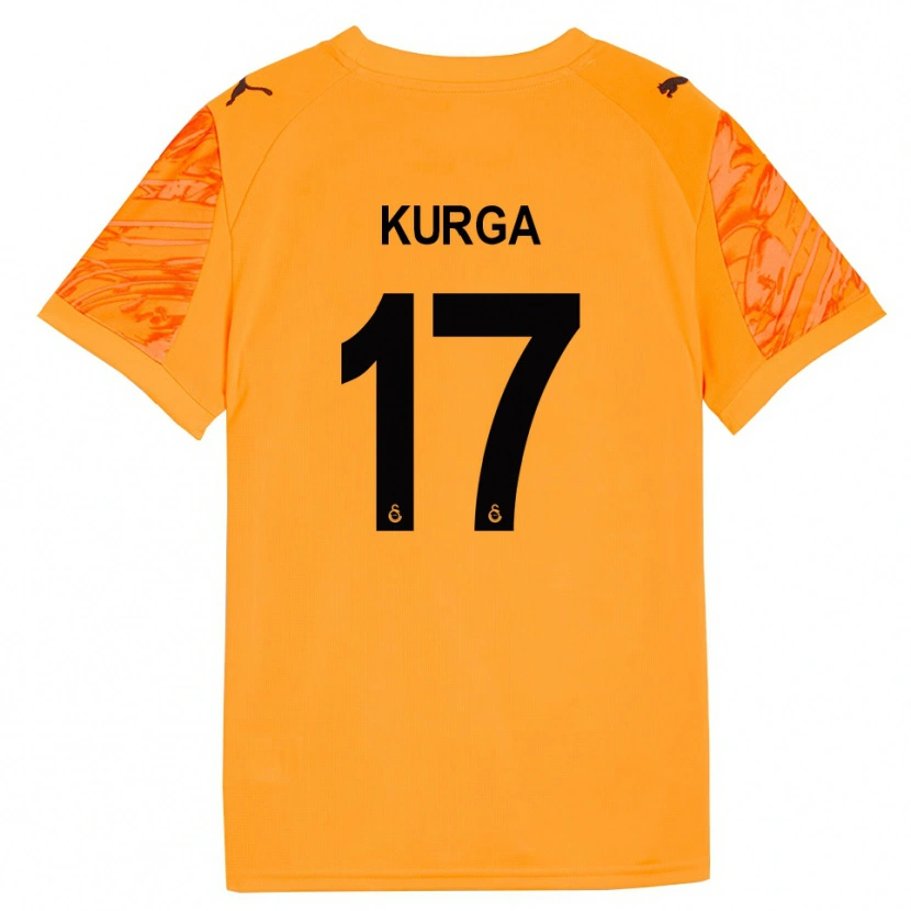 Danxen Kvinder Handan Kurğa #17 Mørk Orange Sort Målmandstrøje 2025/26 Trøje T-shirt